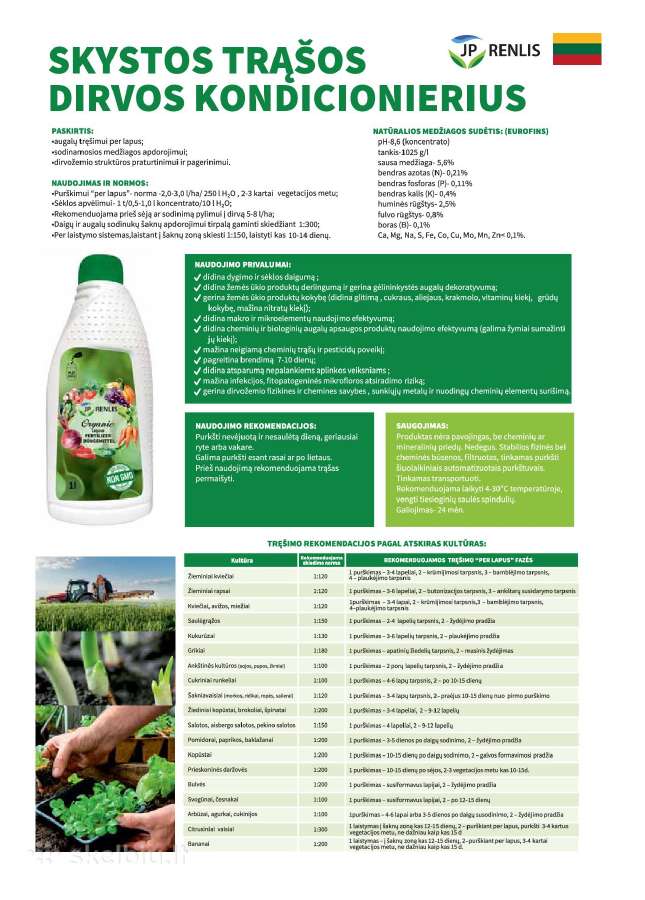 Ekologiškos organinės trašos Jp Renlis - nuotraukos Nr. 4
