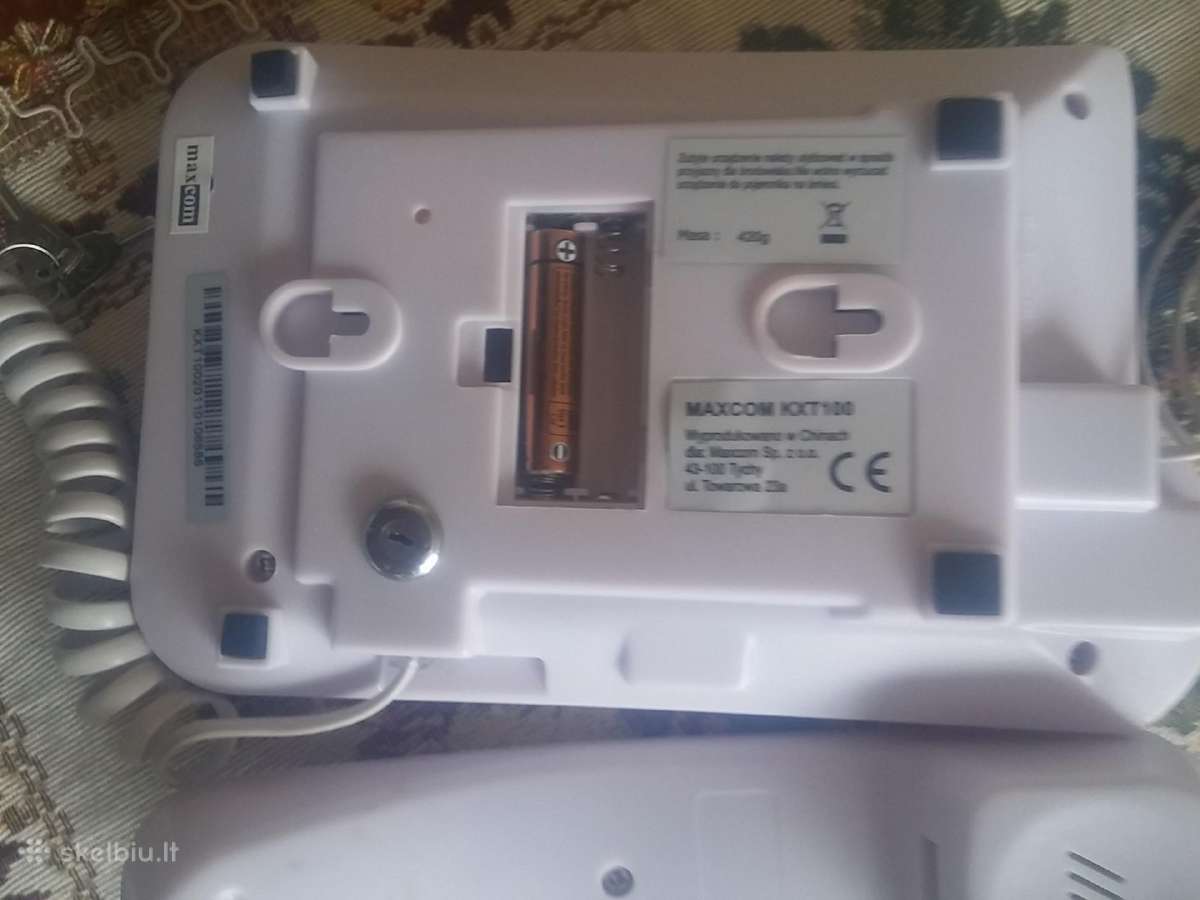 Parduodu laidini telefona MaXCom Kxt 100 - nuotraukos Nr. 2