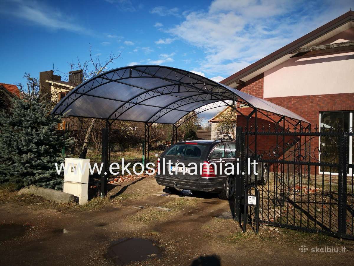 Autopavėsinės autostoginės, pavėsinės, šiltnamiai - nuotraukos Nr. 9