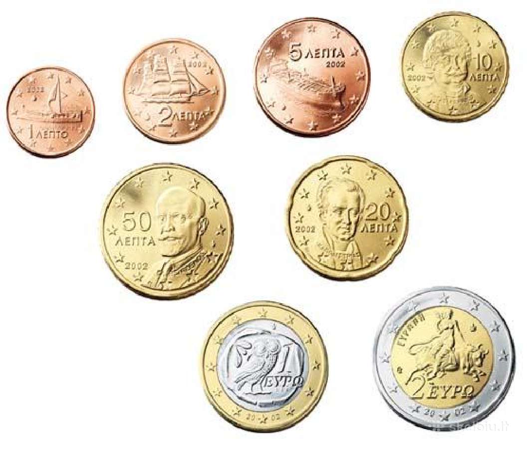 Pigiau Euro monetu pilni Unc kokybes rinkiniai - nuotraukos Nr. 2