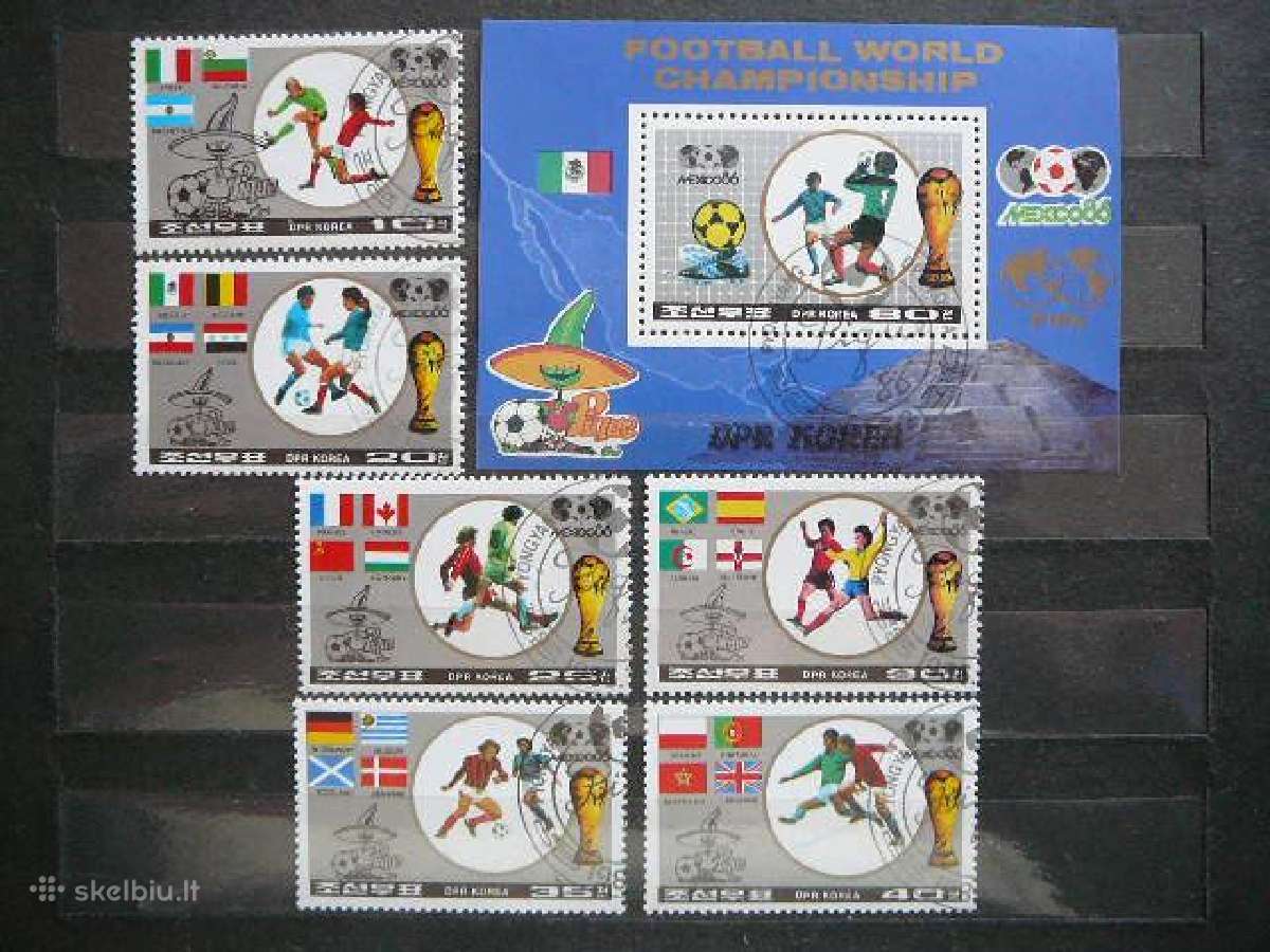 Futbolas Koreja 1986 antsp. fbb225