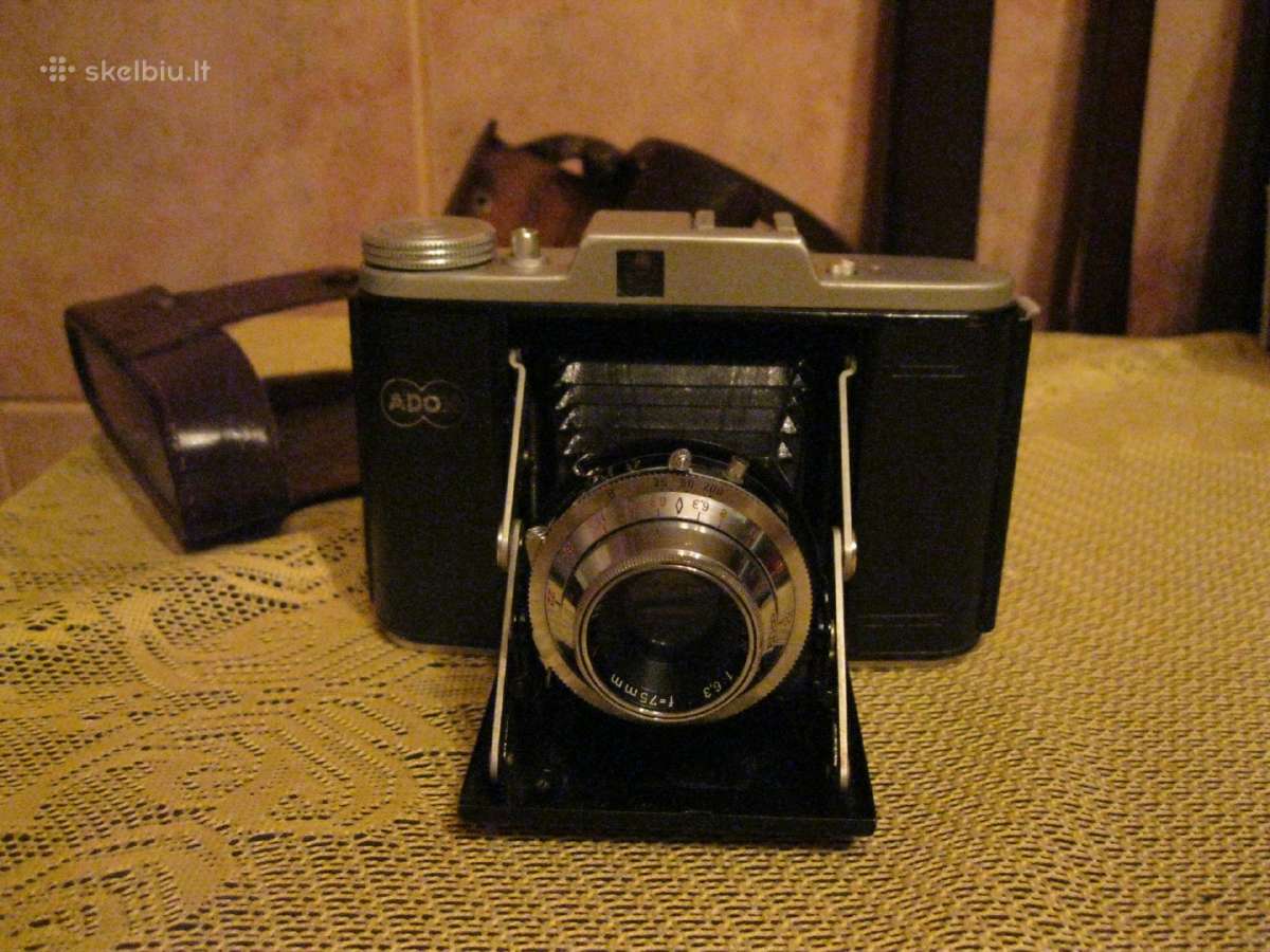 Fotoaparatas Adox Su Kabura. Labai Gero Stovio - nuotraukos Nr. 7