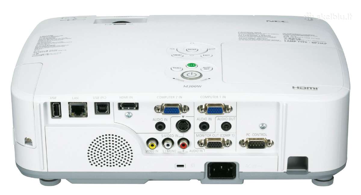 Projektorius Nec m311w/x Pardavimas/nuoma - nuotraukos Nr. 2