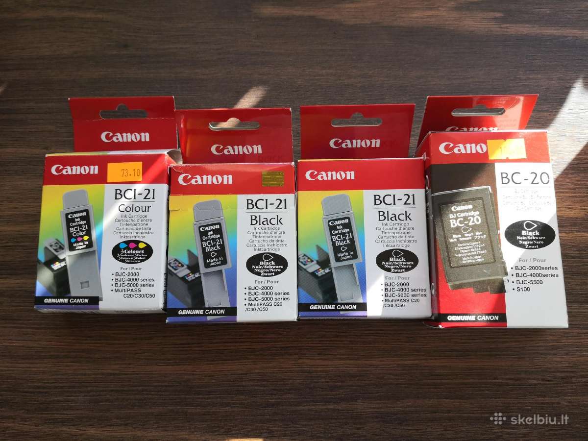 Canon Bci-15, Bci-21, Bc-20, Hp 88xl, 920xl naujos - nuotraukos Nr. 3