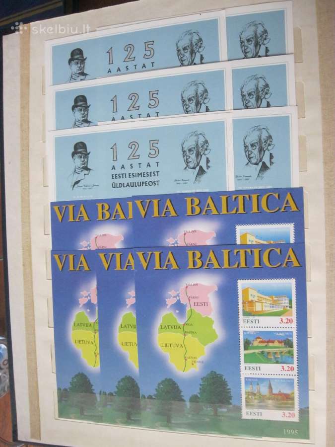 6. Pašto ženklų albumas - švarus daug serijų. - nuotraukos Nr. 2