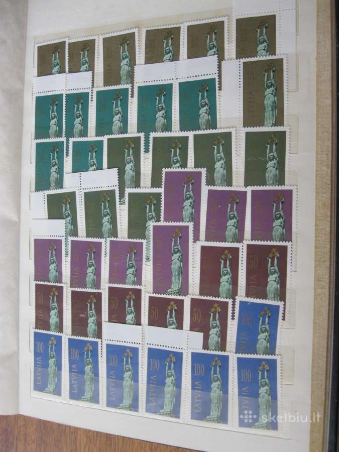 6. Pašto ženklų albumas - švarus daug serijų. - nuotraukos Nr. 20