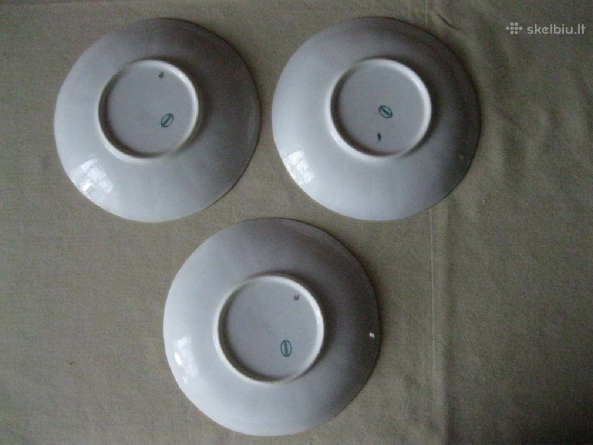 Ltsr Porceliano lekstutes 3 vnt .zr. foto. - nuotraukos Nr. 3