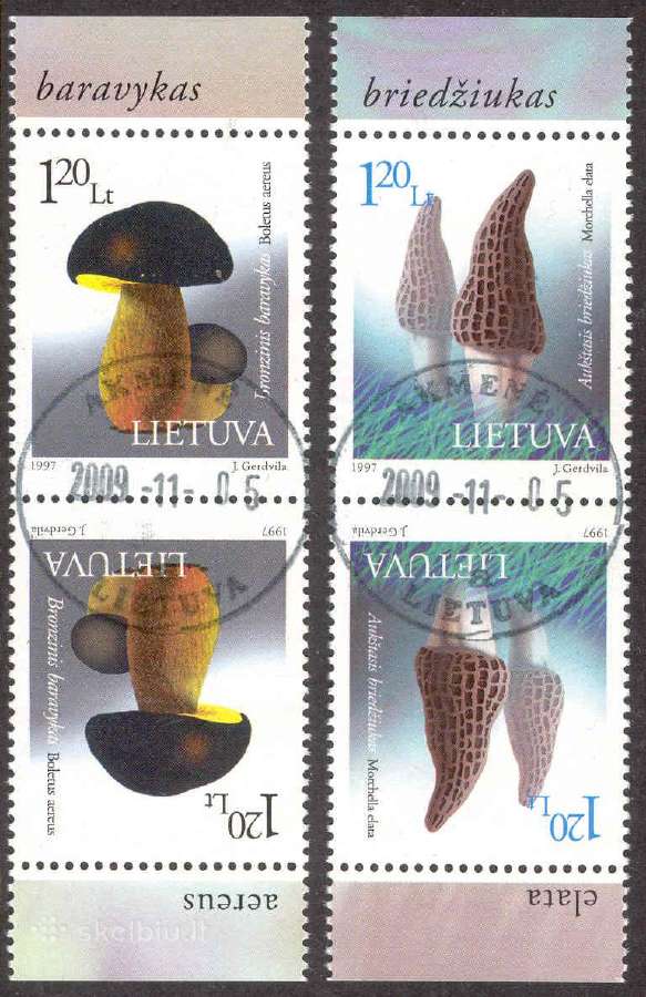 Lietuva 1997. Grybai.