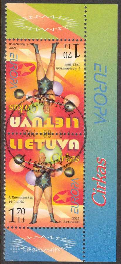 Lietuva 2002. Europa Cept-cirkas.