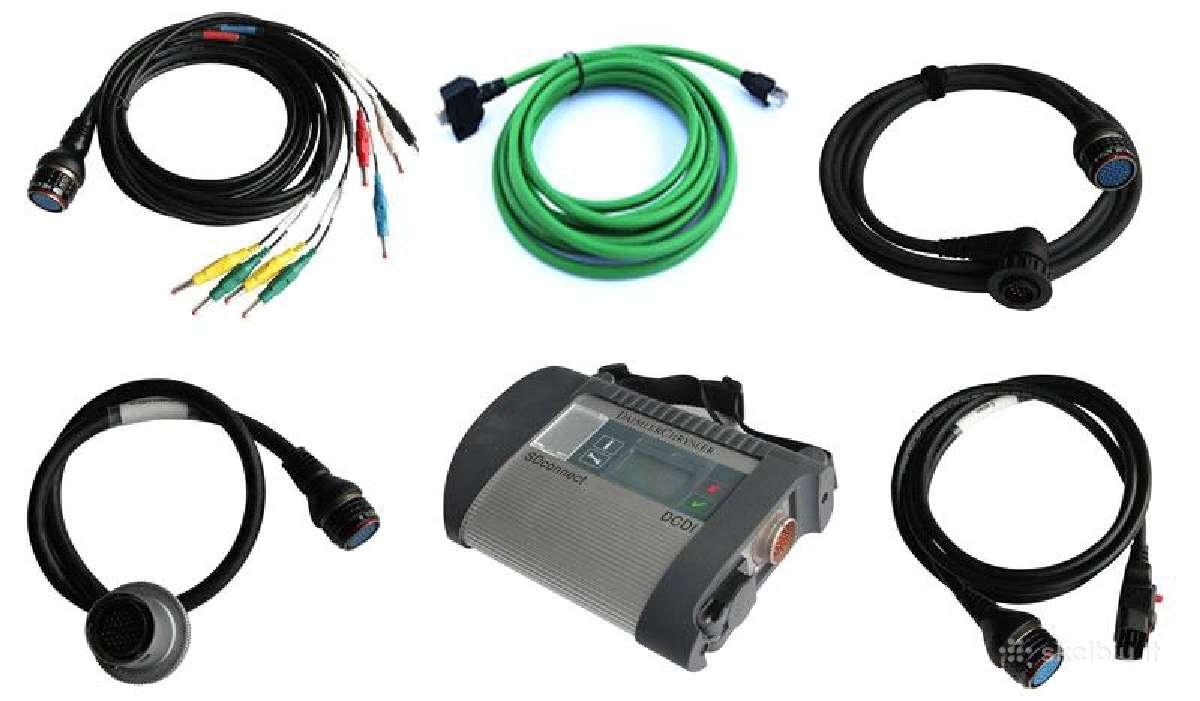 Pilnai paruosta Mercede Benz diagnostikos įranga