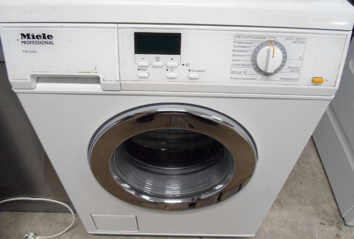 Skalbimo Masina Miele Professional Koriniu Bugnu