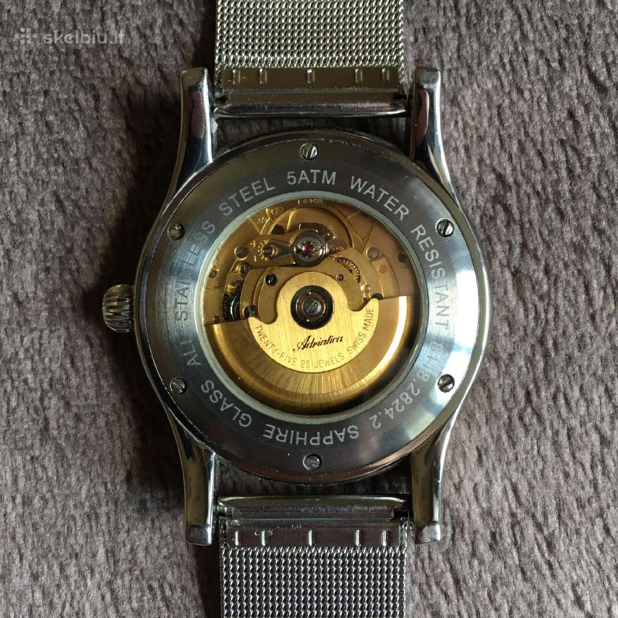 Laikrodis Adriatica A8118, mechanizmas Eta 2824-2 - nuotraukos Nr. 2