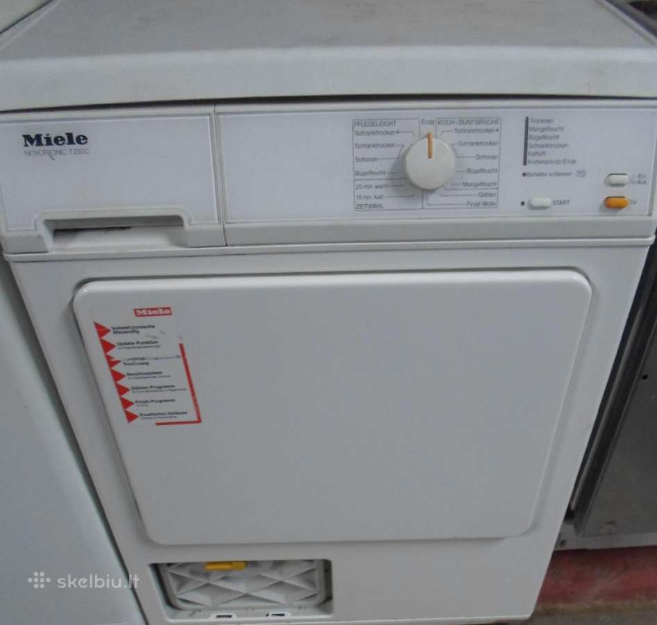 Dziovykle Miele Novotronic A Klase 6kg.