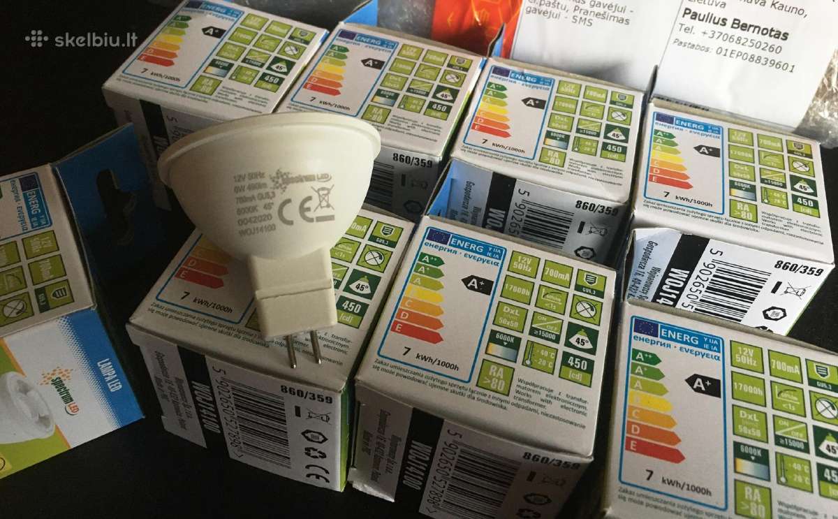 LED lemputės Gu5.3 - nuotraukos Nr. 2