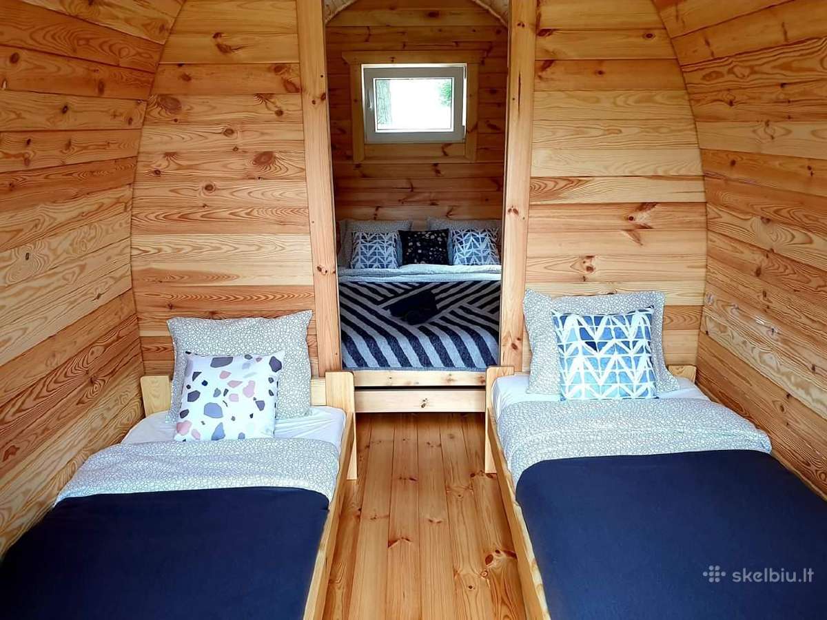Kempingo namelis, Camping houses, karkasine pirtis - nuotraukos Nr. 2