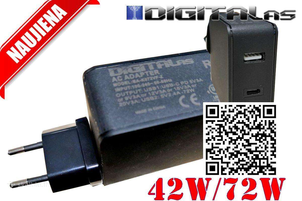 Universalus Greito krovimo maitinimo blokas 42/72w