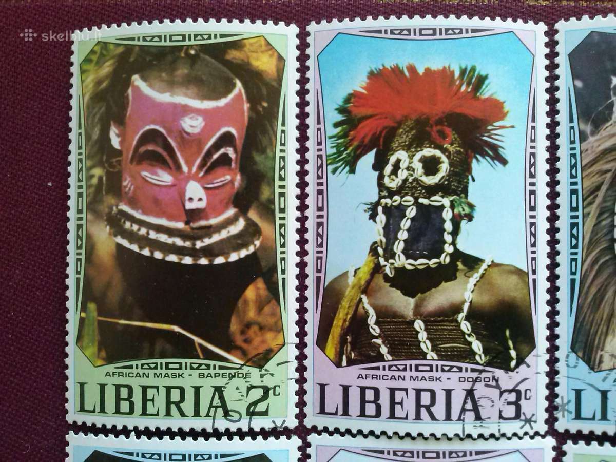 Pasto zenklukai.1975m. Liberija - nuotraukos Nr. 2