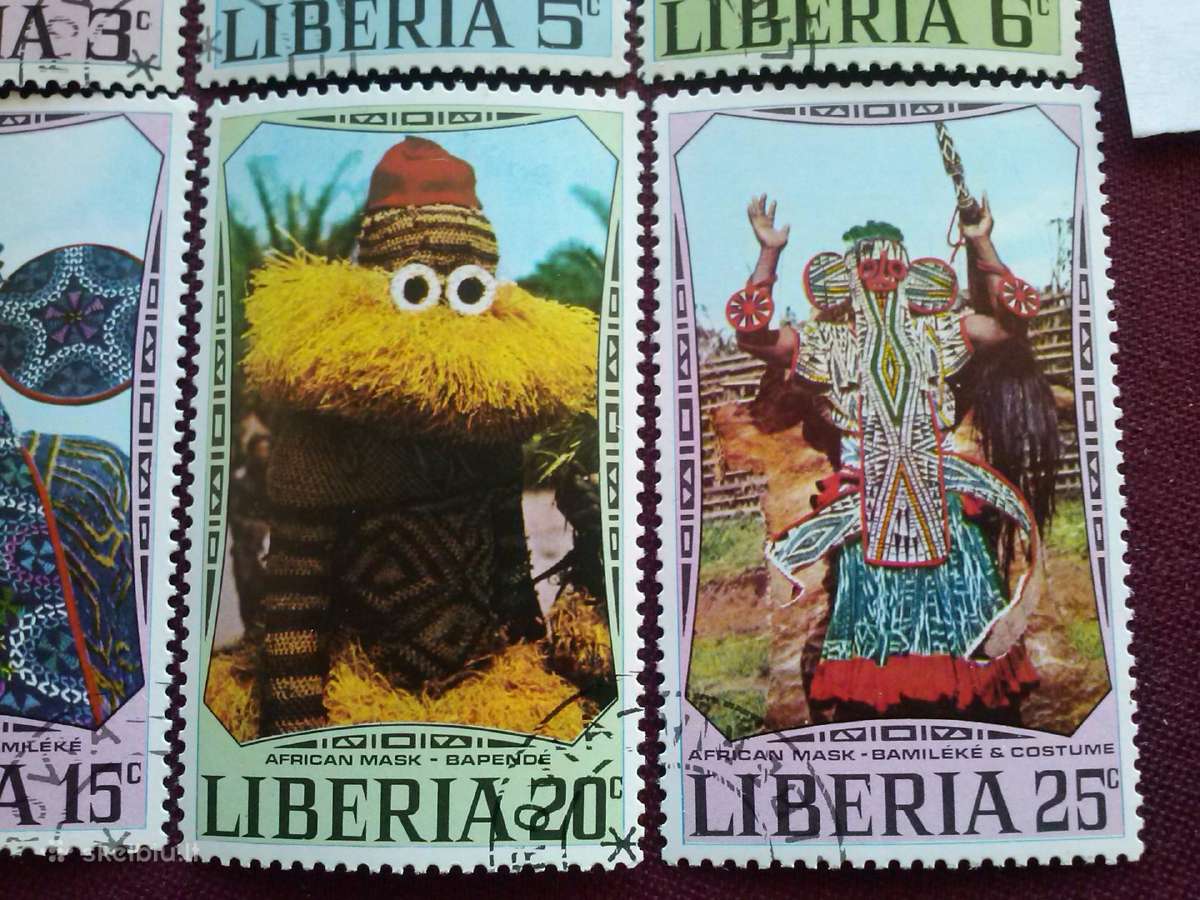 Pasto zenklukai.1975m. Liberija - nuotraukos Nr. 5