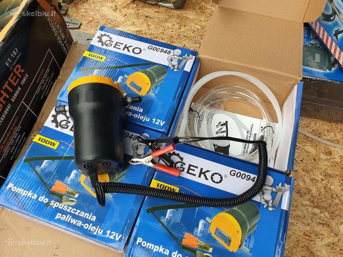 Pigiausiai Elektrinis 12v Tepalo/kuro Siurblys!