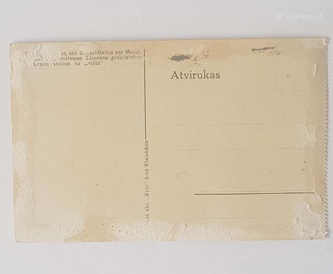 Prieškario lietuviškos atvirutės - nuotraukos Nr. 6