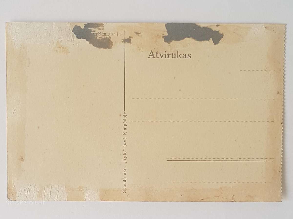 Prieškario lietuviškos atvirutės - nuotraukos Nr. 8