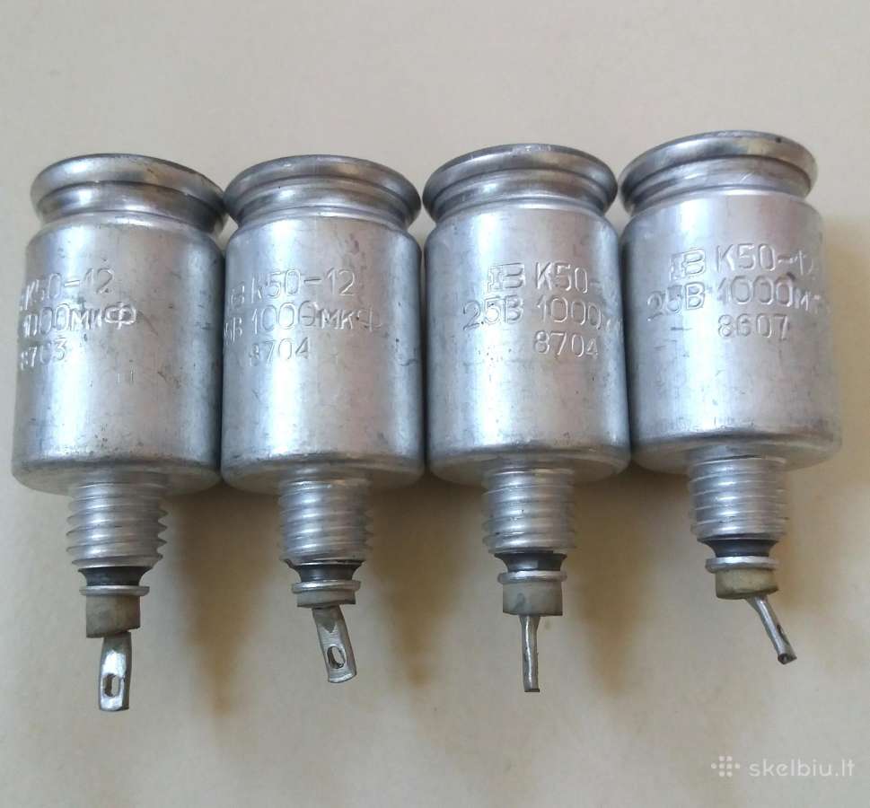 Kondensatoriai K50-12 K50-16 K50-35 K73-17 K78-2 - nuotraukos Nr. 9
