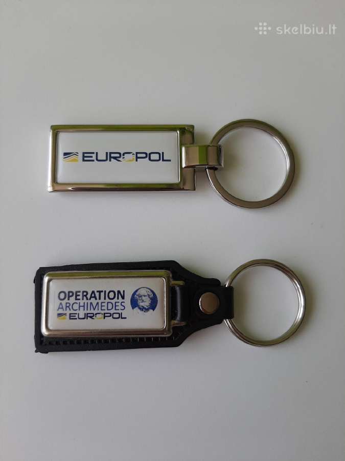 Raktų pakabukai Europol