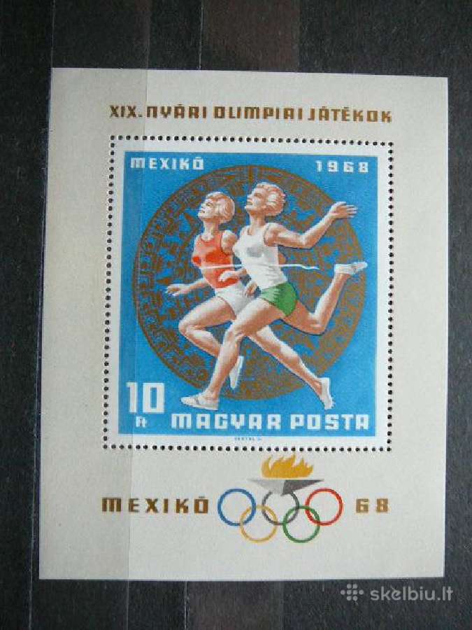 Olimpines Vengrija 1968 Mnh v2442