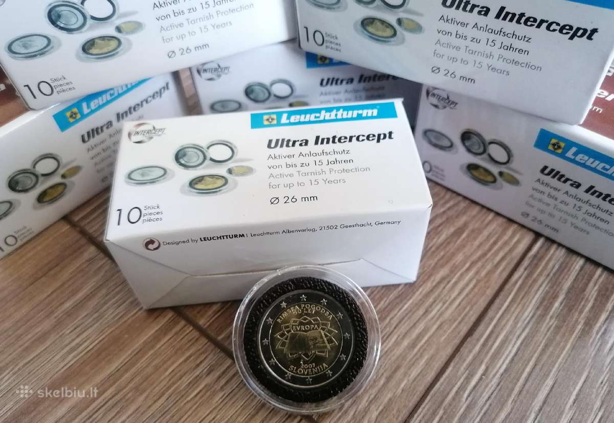 Leuchtturm ultra intercept kapsulė 2 eurų monetai