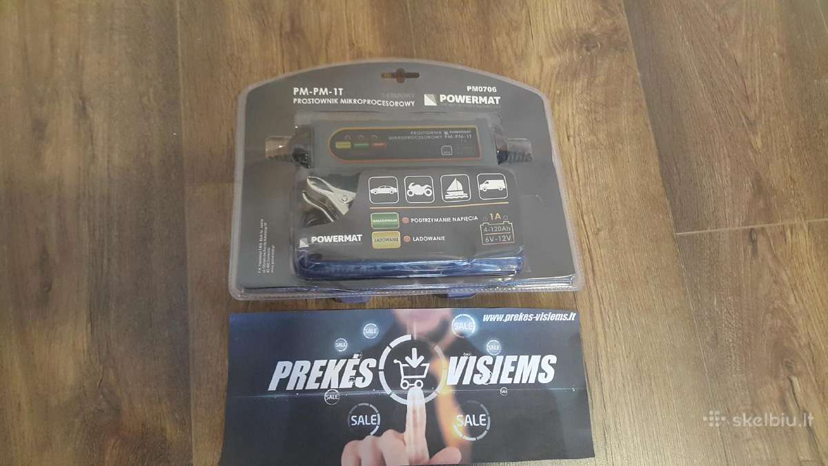 Pigiausiai Impulsinis 6v/12v akumų pakrovėjas! - nuotraukos Nr. 12