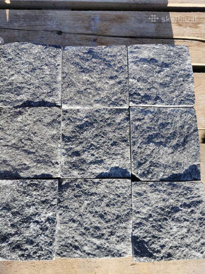 Granito trinkelės, "pieštukas",gabro ,10x10x5 cm. - nuotraukos Nr. 4