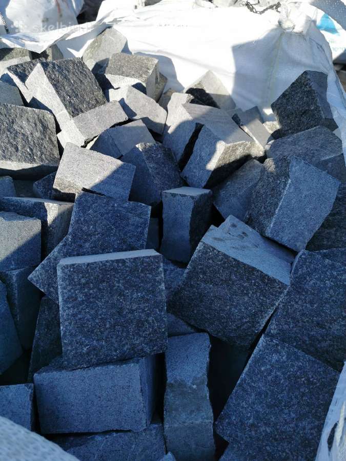 Granito trinkelės, "pieštukas",gabro ,10x10x5 cm. - nuotraukos Nr. 11