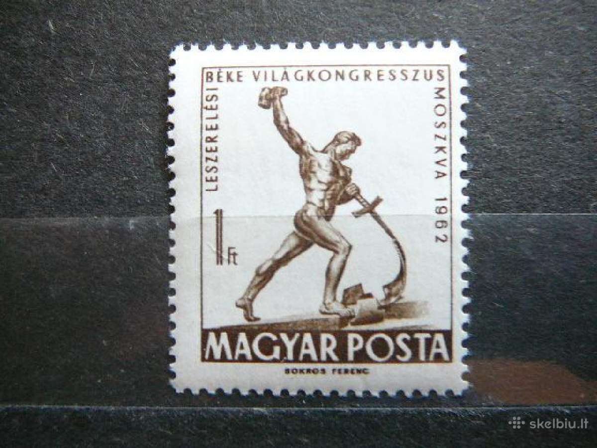 Skulptura Vengrija 1962 Mnh v1844