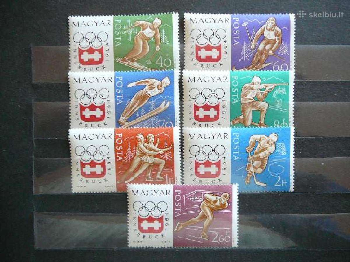 Olimpines ziemos Vengrija 1963 Mnh v1975