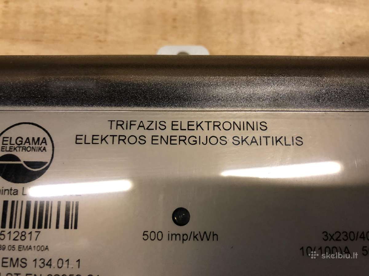 Elektros skaitikliai Elgama - nuotraukos Nr. 7
