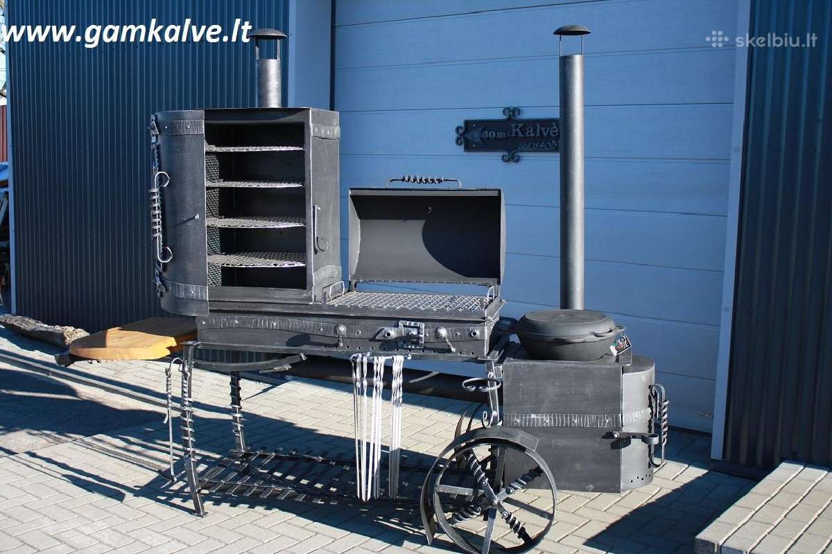Šašlykinė-rūkykla-kazano krosnele tik 1499€ - nuotraukos Nr. 6