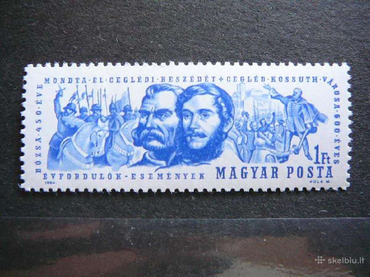 Izymus zmones Arkliai Vengrija 1964 Mnh v2024
