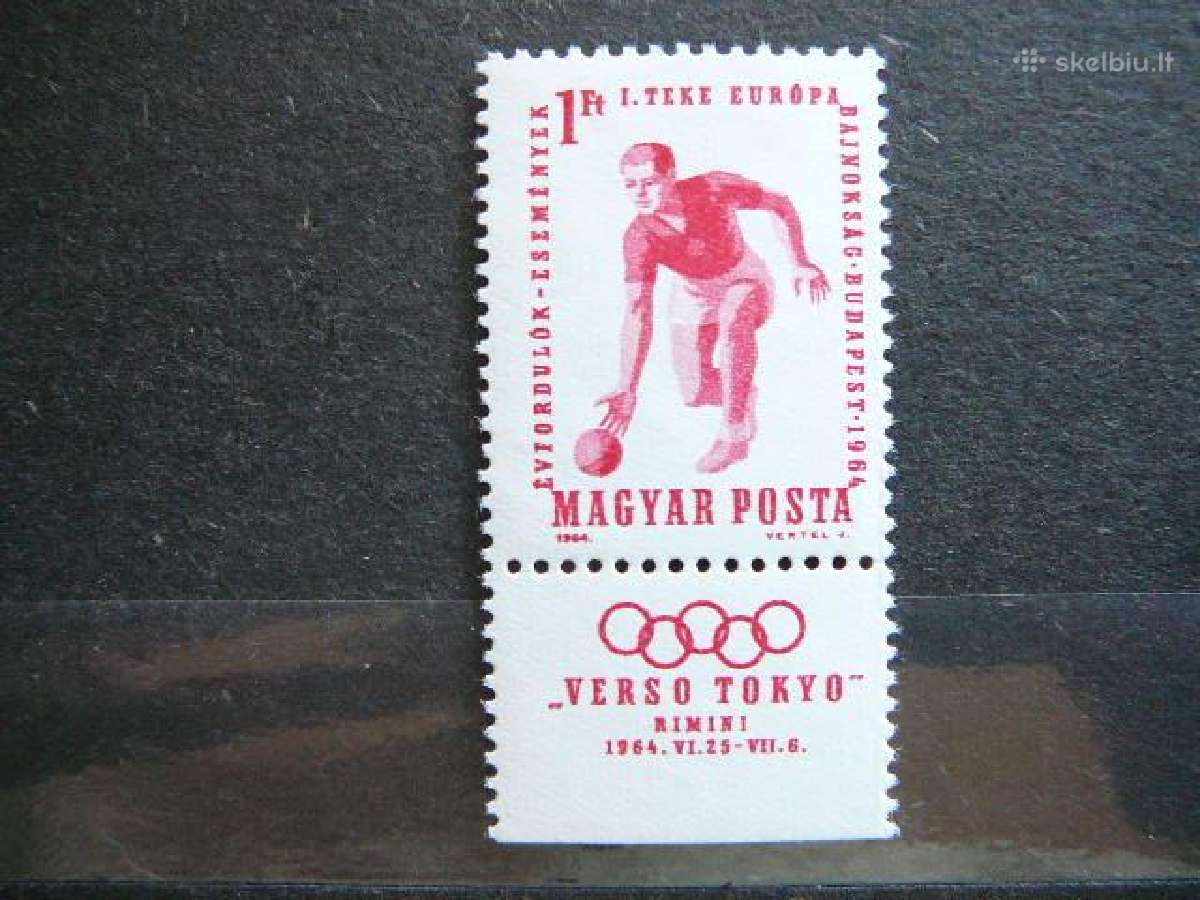 Žaidimas kėgliais Vengrija 1964 Mnh v2041s
