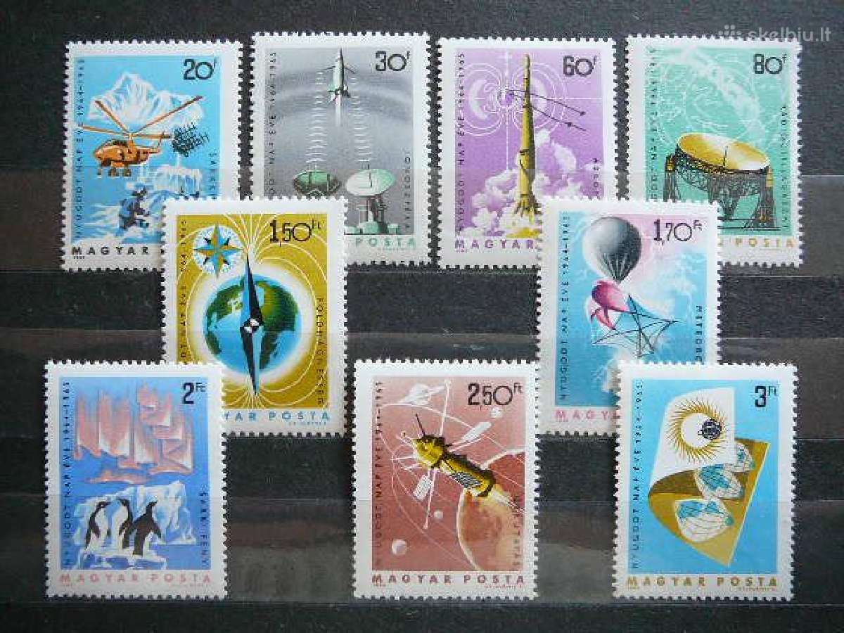 Kosmosas Saule Vengrija 1965 Mnh v2101