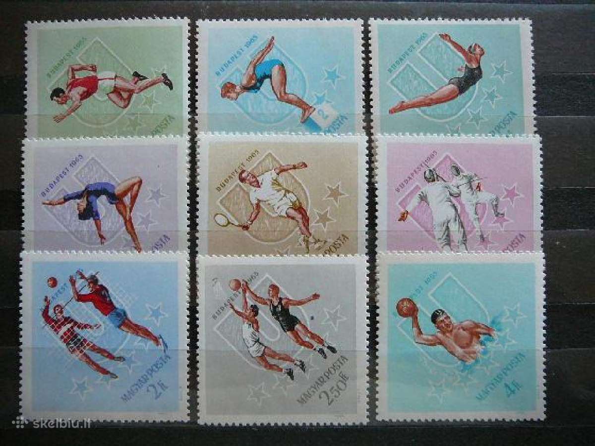 Sportas Vengrija 1965 Mnh v2153