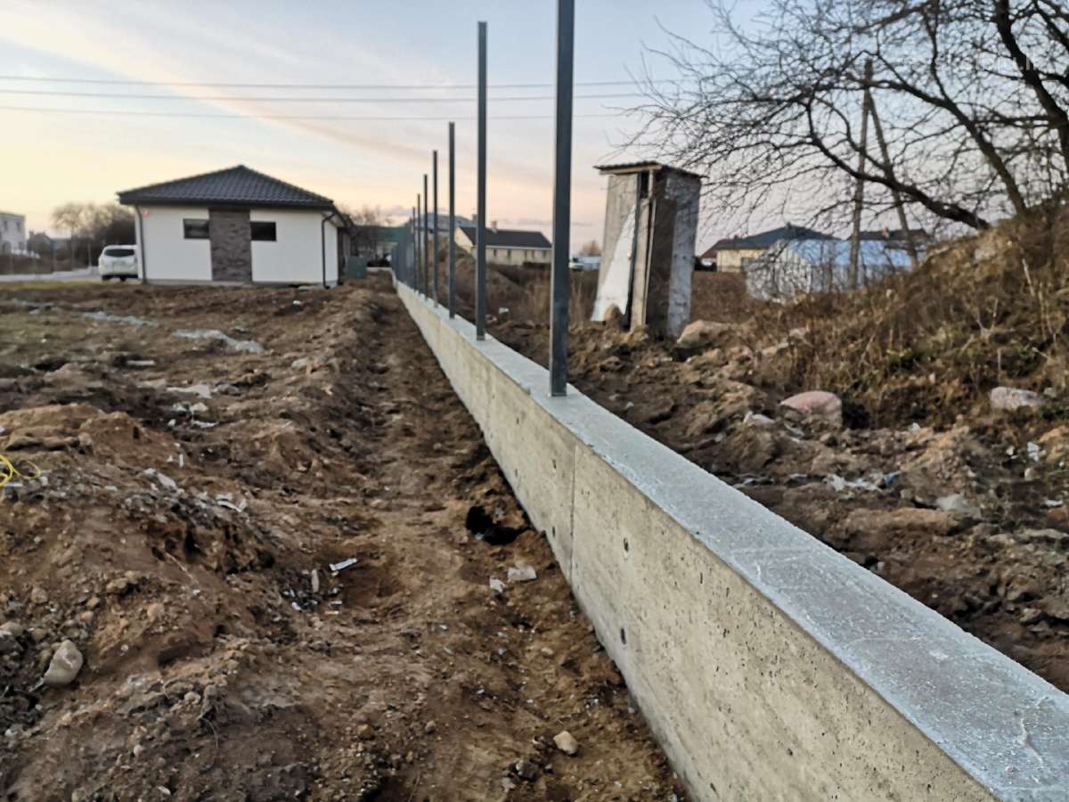 Pamatu liejimas , perdangu betonavimo darbai - nuotraukos Nr. 17