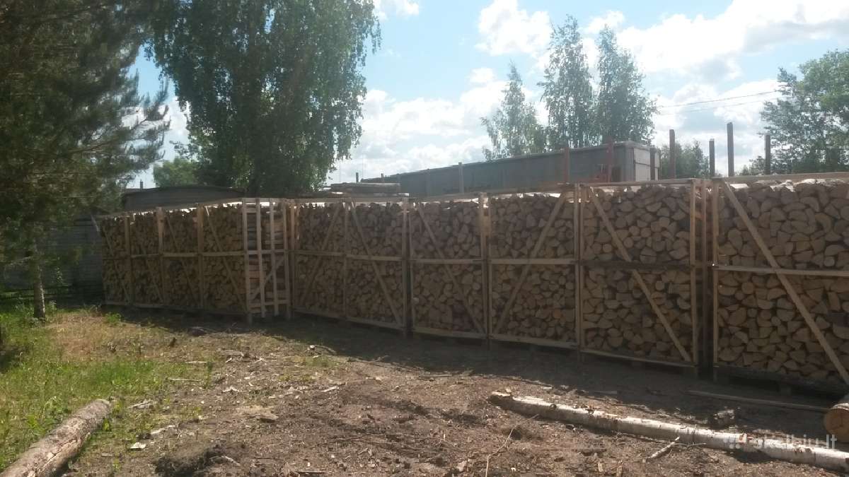 Parduodamos uosio sausos malkos konteineriuose - nuotraukos Nr. 2