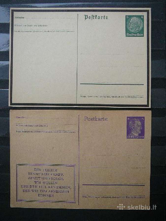 Pasto korteles (11x) Vokietija Reichas vrc1/11 - nuotraukos Nr. 5