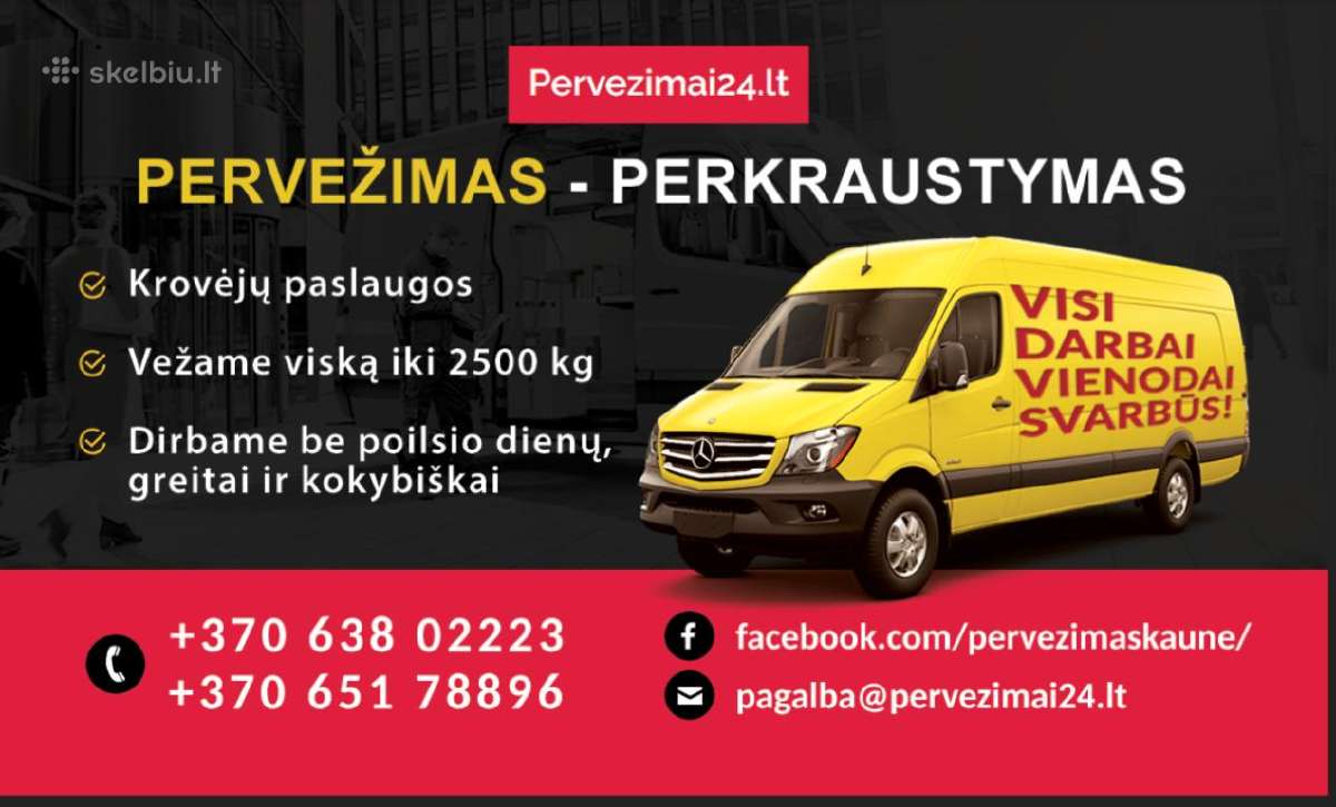 Pigiausias krovinių pervežimas/perkraustymas! - nuotraukos Nr. 2