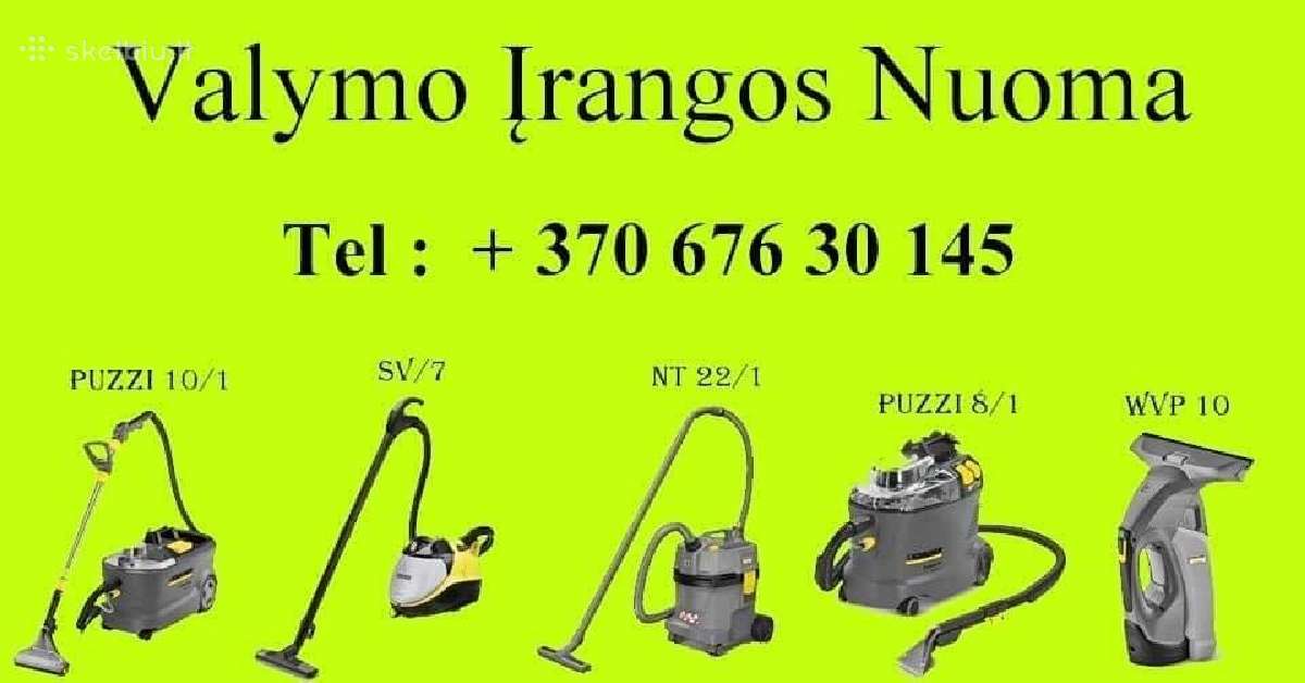 Plaunamo siurblio nuoma, įrangos nuoma tik 10€ - nuotraukos Nr. 3