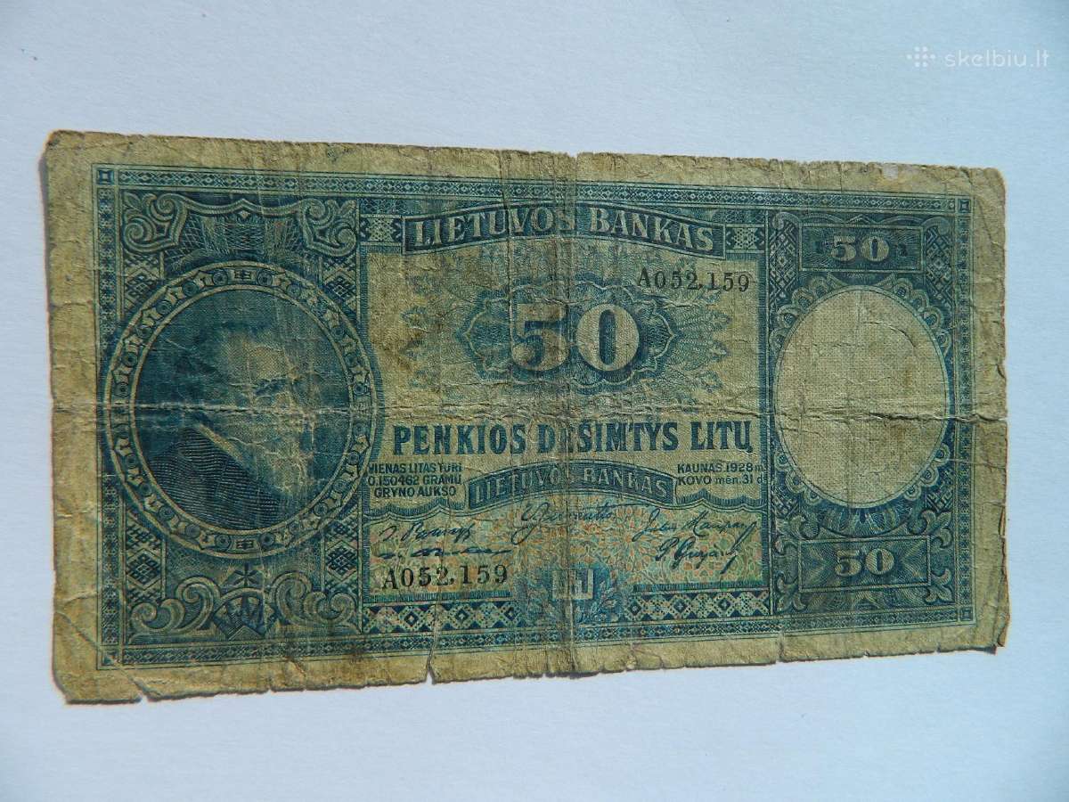 50 litu 1928 m.