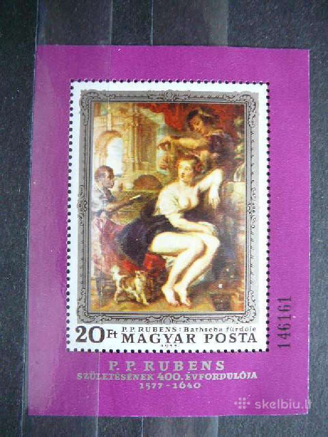 Daile P. Rubensas Vengrija 1977 Mnh bla621