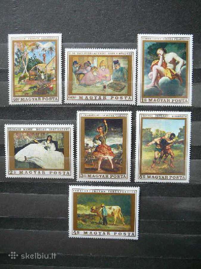 Daile Vengrija 1969 Mnh bla622