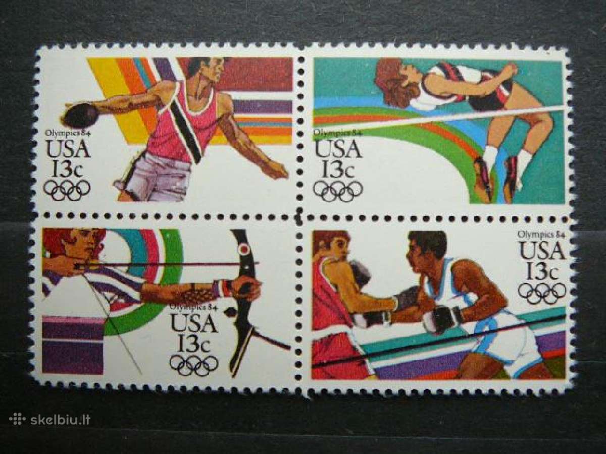 Olimpines vasaros Los Andzelas JAV 1983 us664