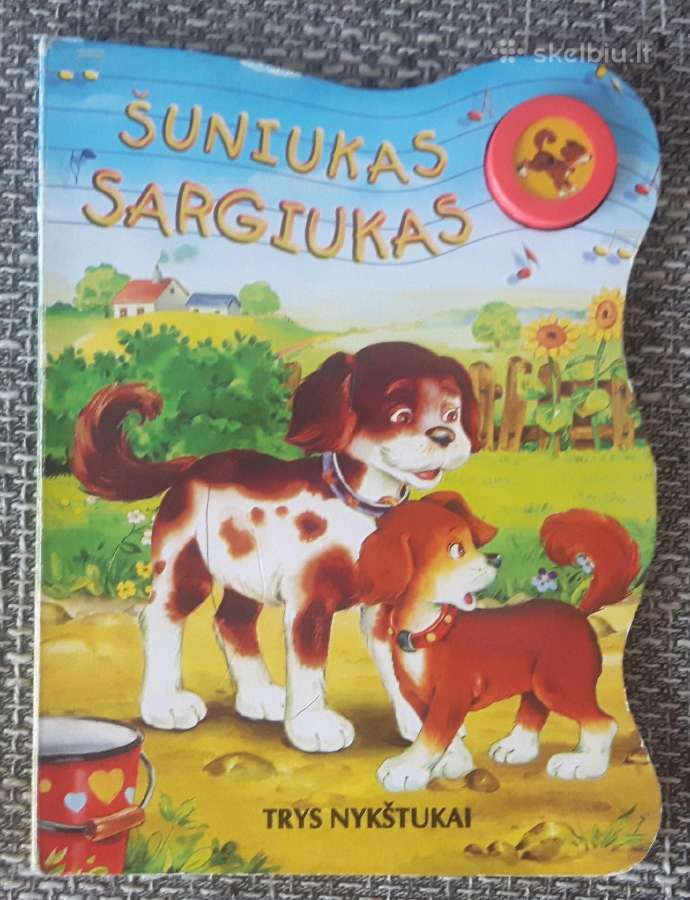 Vaikiška knygutė "Šuniukas sargiukas"